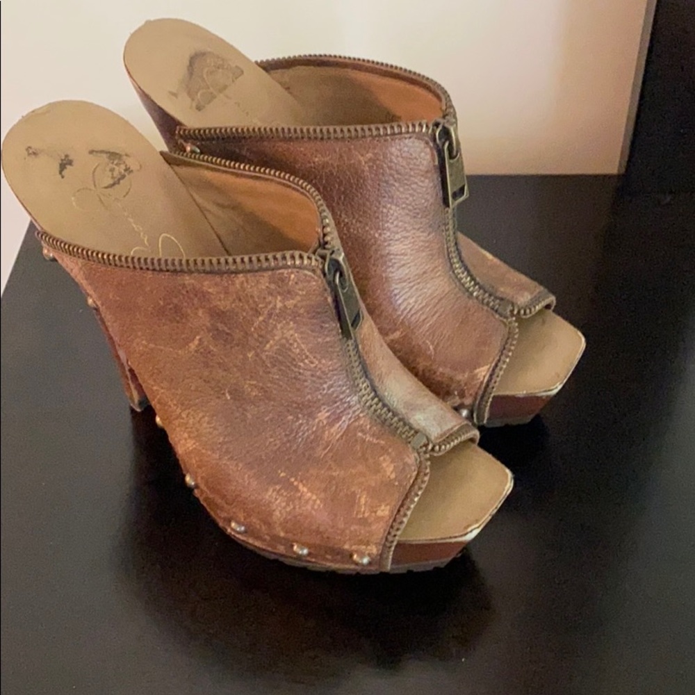 Studded heels